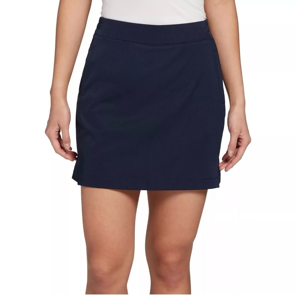 Lady Hagen 16" Perforated Golf Tennis Hiking Skort, Dark Navy Blue, NWT